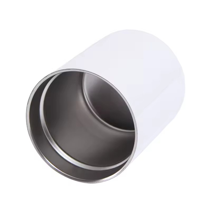 White Sublimation Blank Lowball Double Walled Vacuum Insulated 12oz Stainless Steel Straight Coffee Mug Tumbler