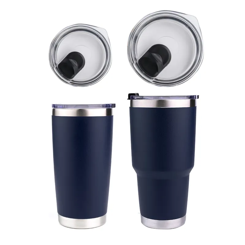 Vacuum Insulated Tumbler 20oz 30oz Magnetic Lid Stainless Steel Keeping Drink Hot or Cold Coffee Travel Mug