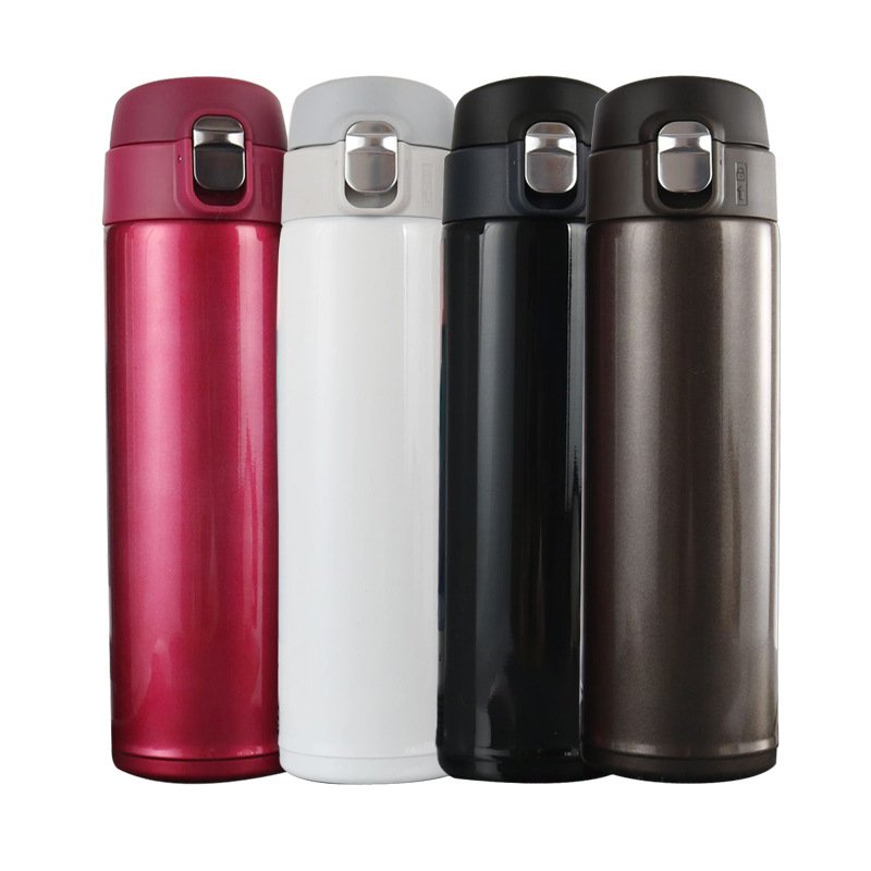 Logo Custom Wholesale 500ml Double Wall Travel Vacuum Flask Bottle Stainless Steel 304 Thermos Cup For Water Coffee Milk Tea