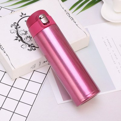 Logo Custom Wholesale 500ml Double Wall Travel Vacuum Flask Bottle Stainless Steel 304 Thermos Cup For Water Coffee Milk Tea