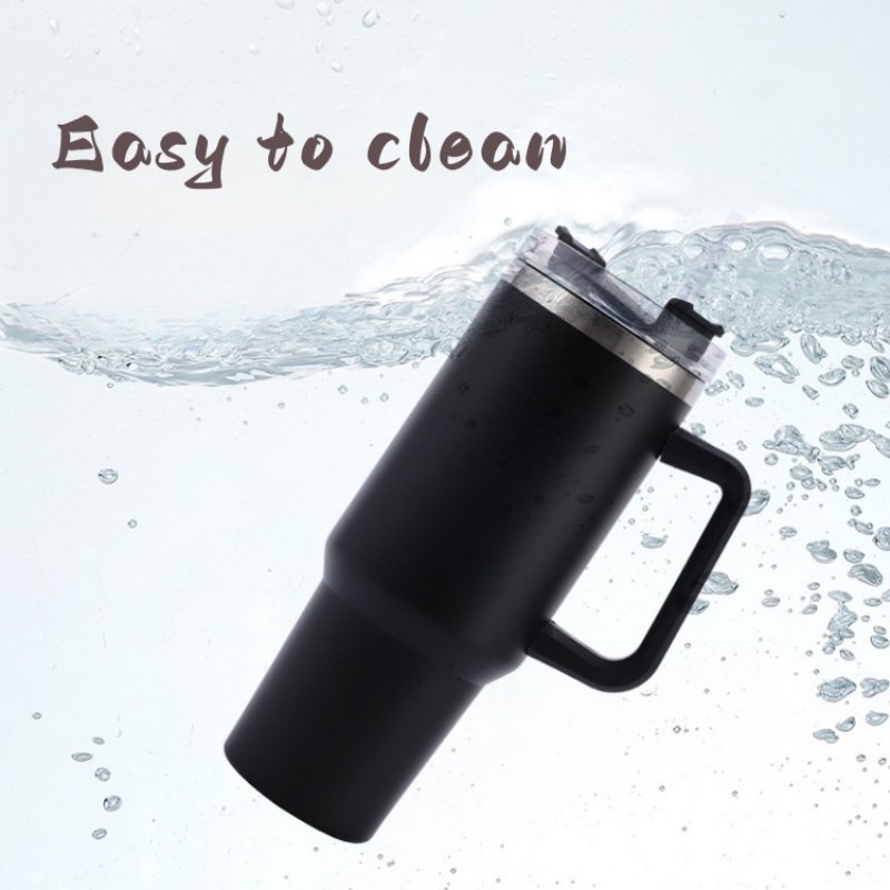 Wholesale 304 Stainless Steel Insulated 40oz Cup Travel Water Bottle Double Wall Insulated Vacuum With Wide Mouth Handle Lid