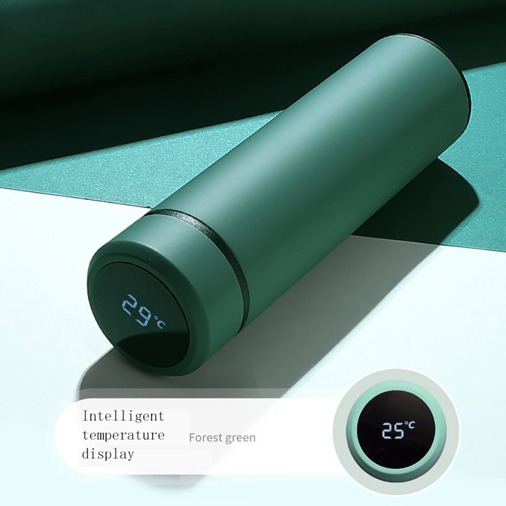 keeps hot cold stainless steel vacuum flask led smart cup temperature display