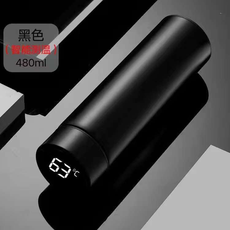 Stainless Steel Intelligent Vacuum Flask 500ml Smart LED Temperature Display Insulated Water Bottle