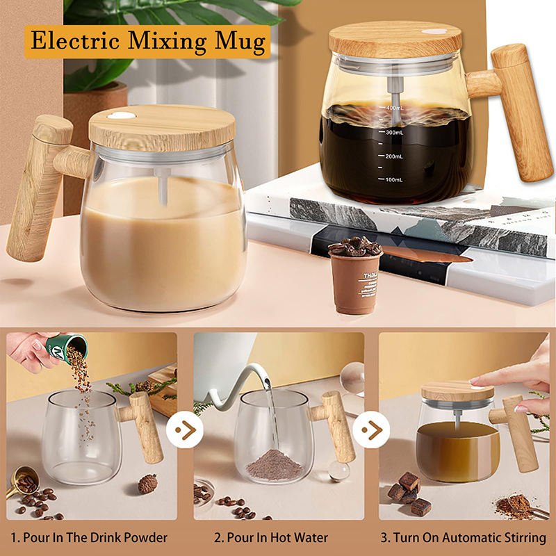 Long Life High Quality Electric Self-Stirring Coffee Mug Automatic Stirring Cup For Convenient Beverage Mixing