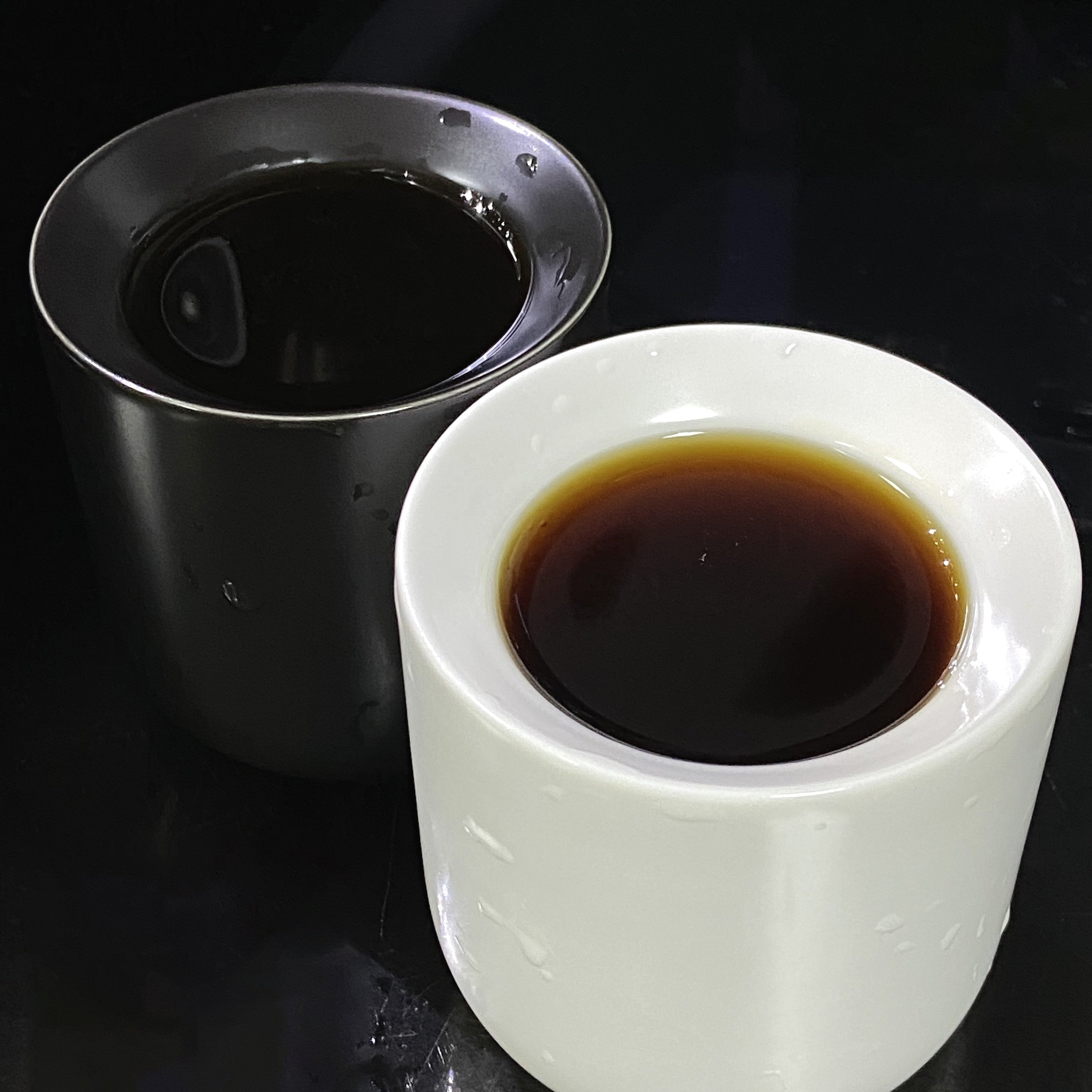 NIBU New Arrival Black Insulated Porcelain Tea Cup Coffee Set Ceramic Mug Tea Reusable Coffee Cup Mug