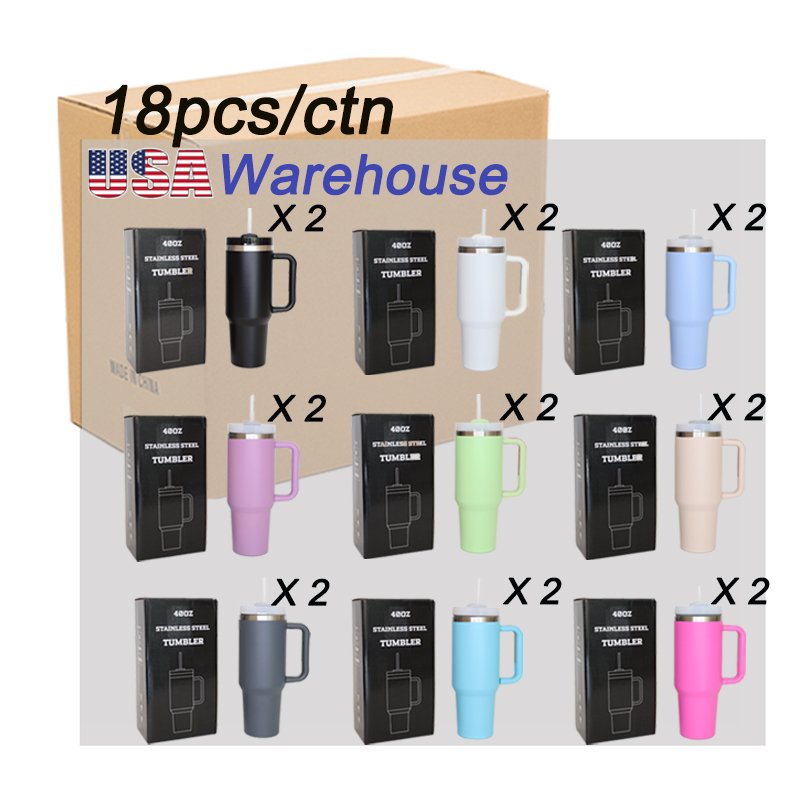 USA Warehouse Newest product Car Cup powder Vacuum Insulated stainless steel 40oz coffee wine beer Travel Mug tumbler