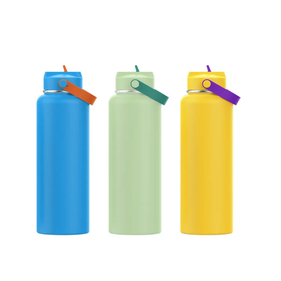 Highly Quality Stainless Steel Customized Logo Water Bottle for Sport Yoga Gym