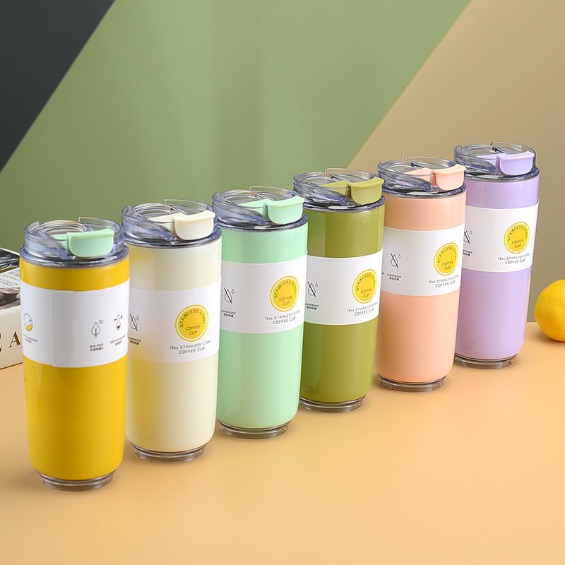 Ailingalaxy New Design Top Seller Cups Stainless Steel Tumbler Water Thermos Full Color Printing Custom Logo Coffee Mug