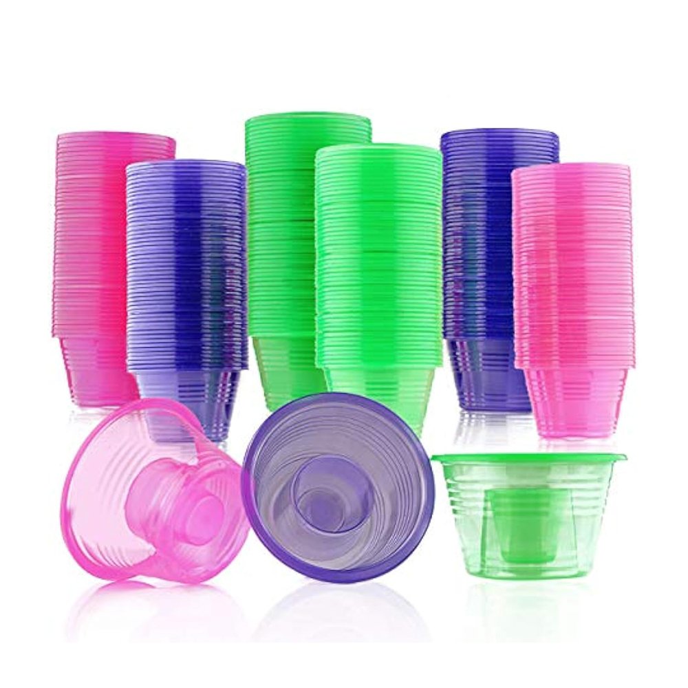 200ML Clear Party Plastic Power Bomb Shot Cups for Jelly Reusable Clear Plastic Cups Shot Glass for Party Bar Festivals Parties