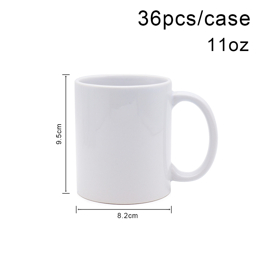  sublimation mug cup wholesale custom 11Oz white heat transfer sublime porcelain ceramic coffee mugs with logo