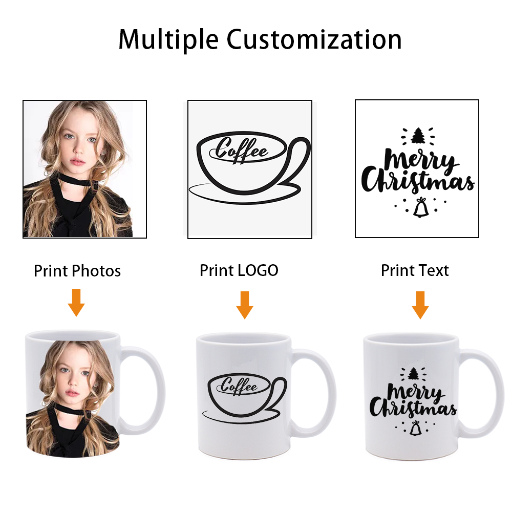  sublimation mug cup wholesale custom 11Oz white heat transfer sublime porcelain ceramic coffee mugs with logo