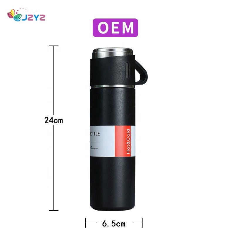 JZYZ Corporate Business Stainless Steel Vacuum Flask Thermos Mug Gift Set