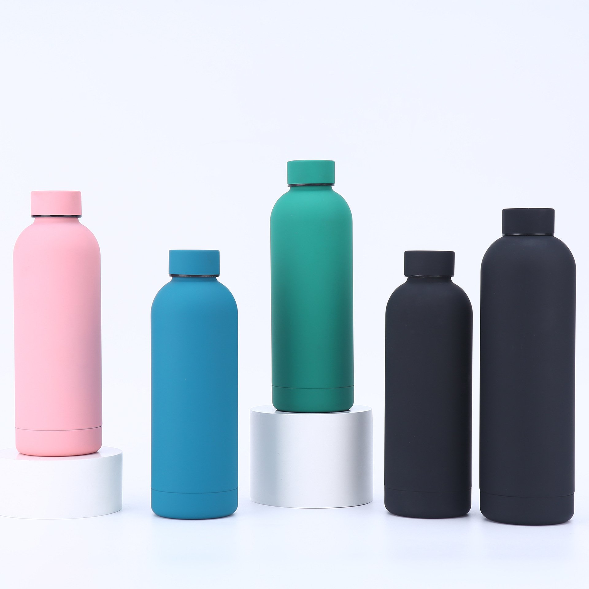 500Ml Eco friendly Rubber Painting Double Wall Custom Sport Thermos Vacuum Flasks Insulated Kid Water Bottle
