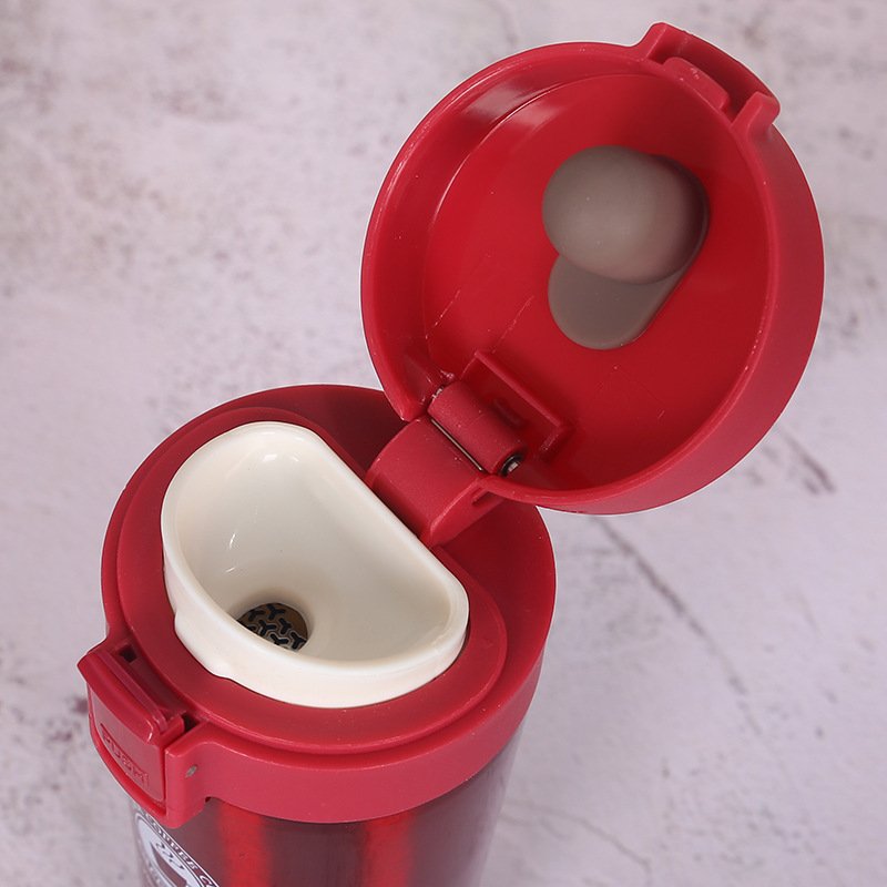 380ML Reusable Double Wall Vacuum Insulated Leakproof Coffee Mug Stainless Steel Outdoor Travel Cup Coffee Mug with Lid