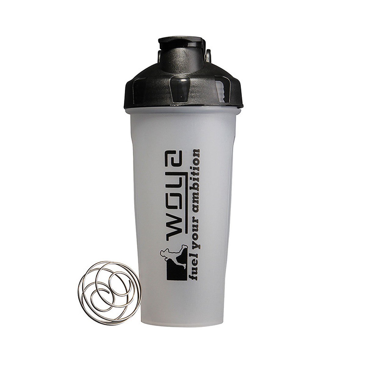Protein Shaker Cup with Wire Whisk Balls Protein Shaker Bottle Set is BPA Free and Dishwasher Safe