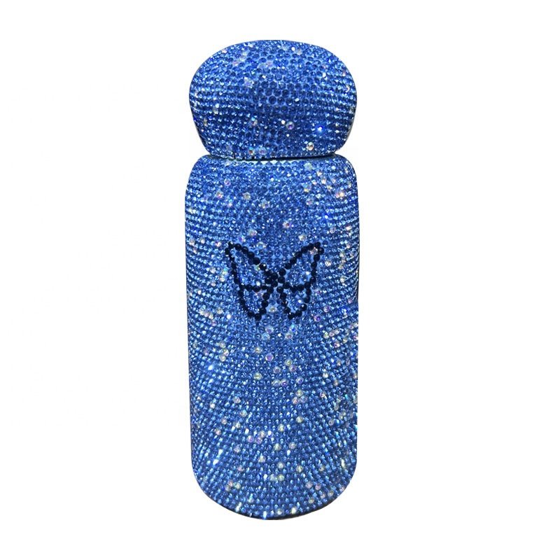 Luxury Gift 304 Stainless Steel Thermos Cup With Rhinestone Bling Diamond Drinking Cup 260 ml Vacuum Flask For Festival Gift