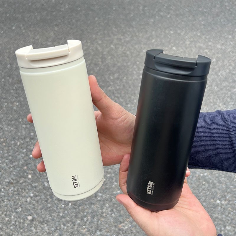 Custom Personalized Logo Eco-friendly Double Wall Stainless Steel Water Bottle Thermos Tumbler Thermal Coffee Mug