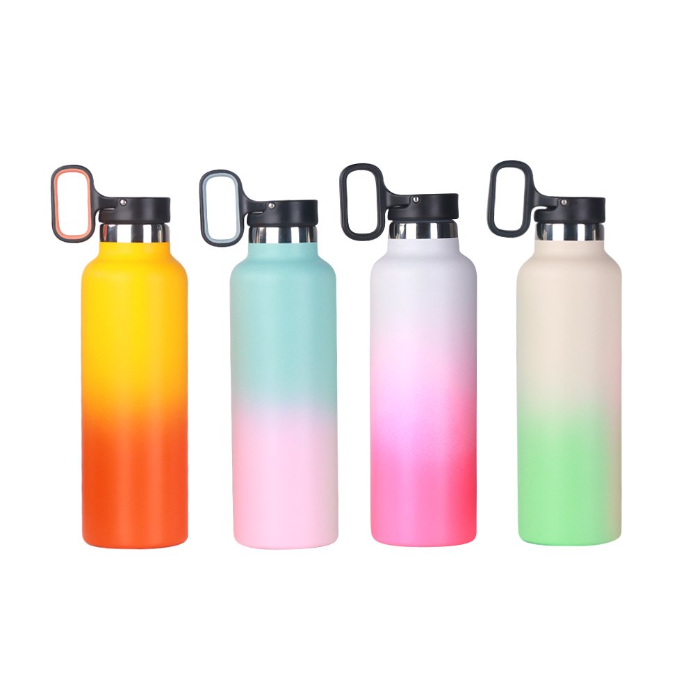 Food High-end Business Gift Set 500ml Portable Insulated Vacuum Flask Thermos With Cup Lid