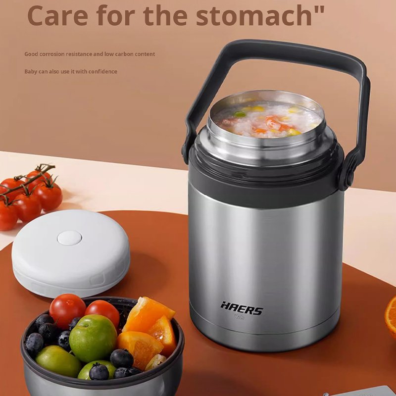 Large Capacity Stainless Steel Stew Pot Super-Long Thermal Insulation Lunch Box Portable Porridge Barrel Vacuum Flasks Thermoses