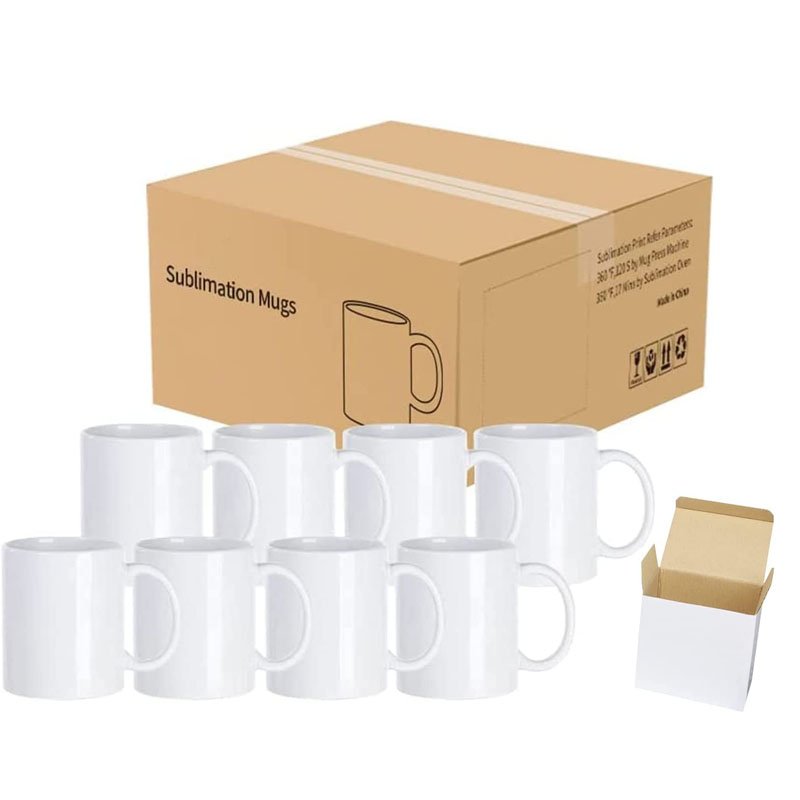 2023 promotional nordic wholesale handmade cute custom logo white 11oz sublimation ceramic coffee mug cup
