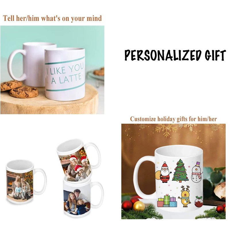 2023 promotional nordic wholesale handmade cute custom logo white 11oz sublimation ceramic coffee mug cup