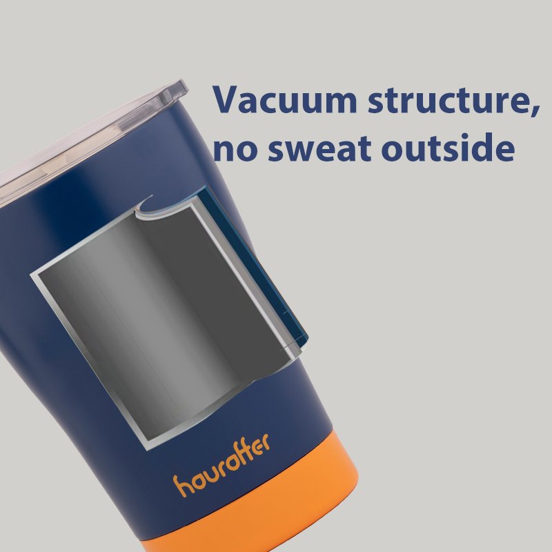 Double Wall Vacuum Insulated Travel Coffee tumbler With AS Plastic Lid Mug sublimation tumbler bottle