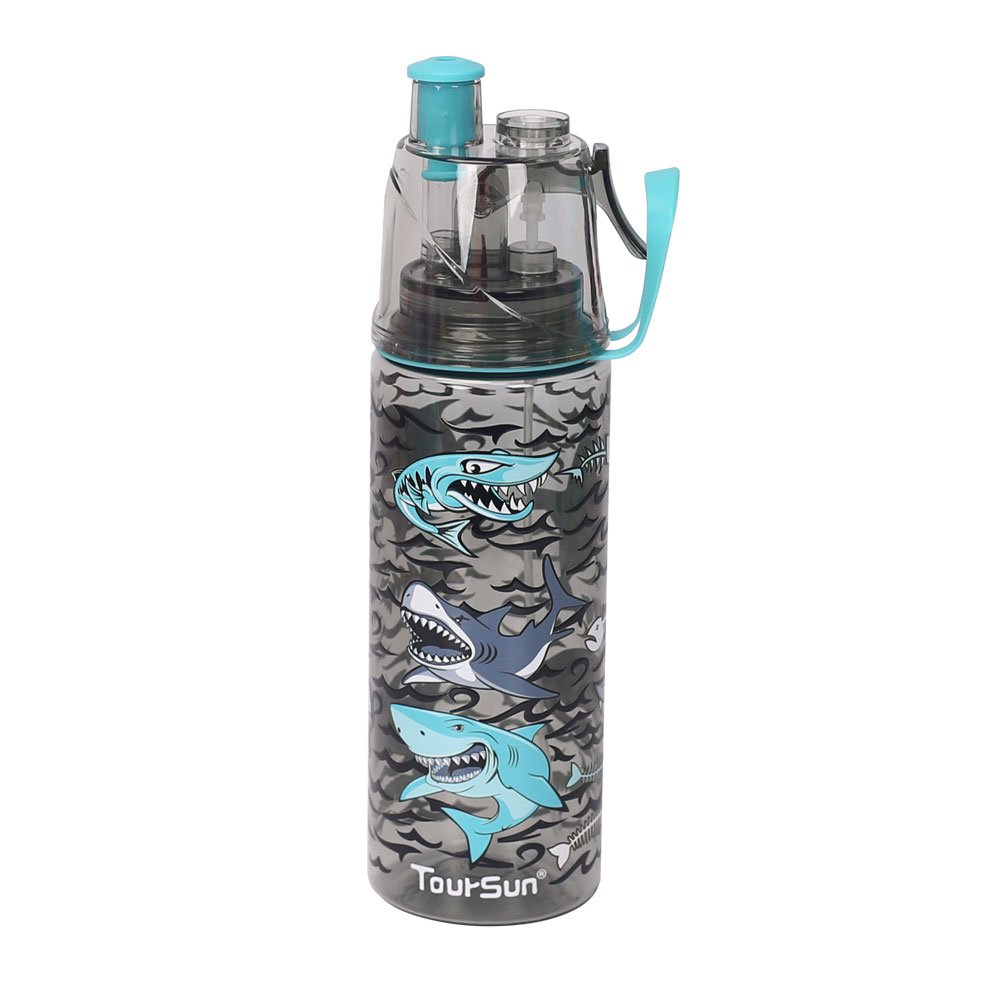 toursun 590ml Outdoor Kids Water Bottles Student Plastic Water Bottle With Straw smiggle spray water bottle