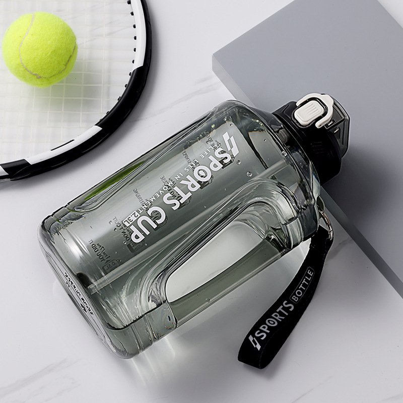 Large Capacity Ton Cup Men's Sports Water Bottle Fitness Gym Plastic Water Bottle