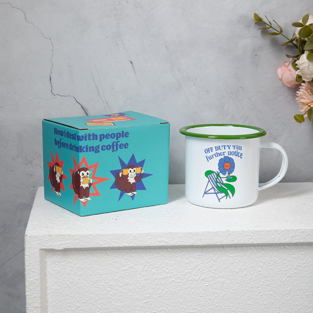 12oz metal enamel cups sublimation custom logo white custom stock promotion wholesale tea milk cup Vintage Souvenir camping mug