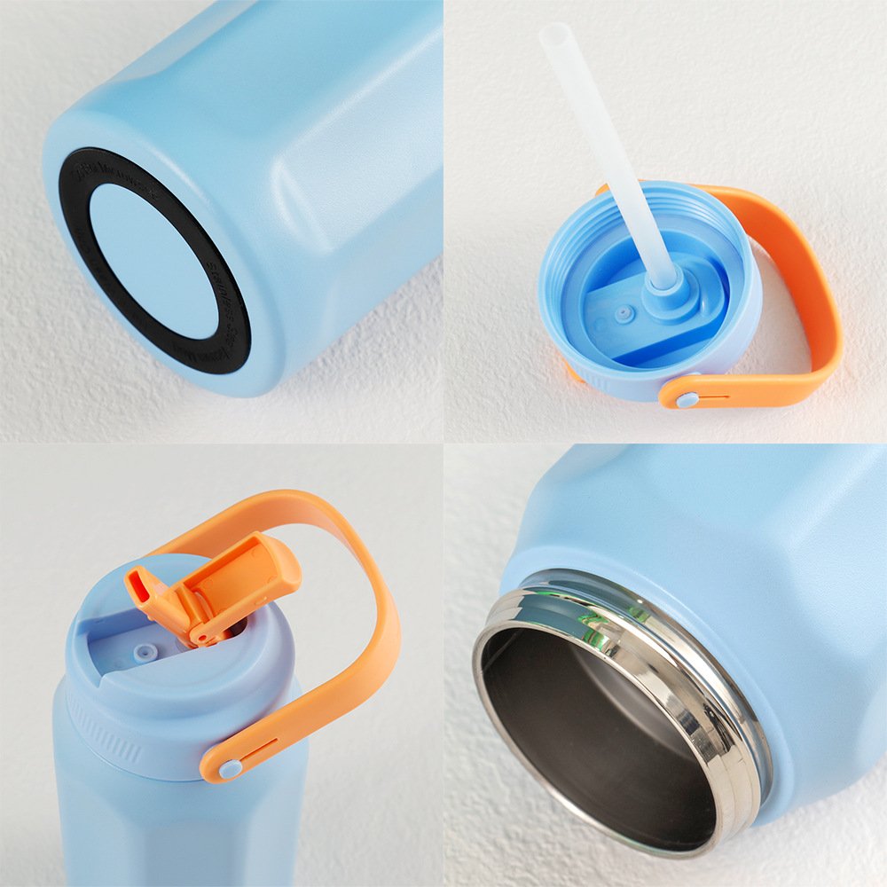 600/800ml New Outdoor Travel Portable 304 Stainless Steel Vacuum Flask Coffee Water Bottle