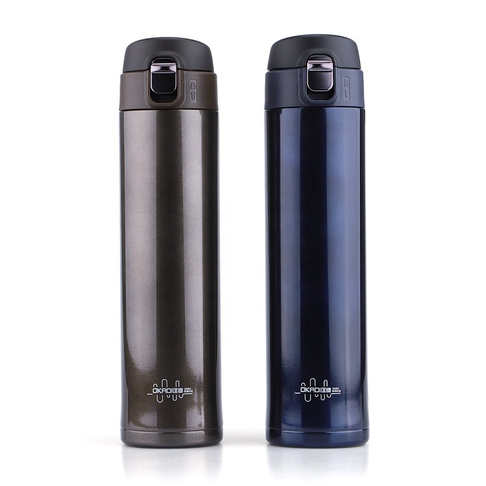 Factory Direct Sale Stainless Steel Flasks for Men, Personalized Engraved Travel Thermos Drinking Flask Water Bottle