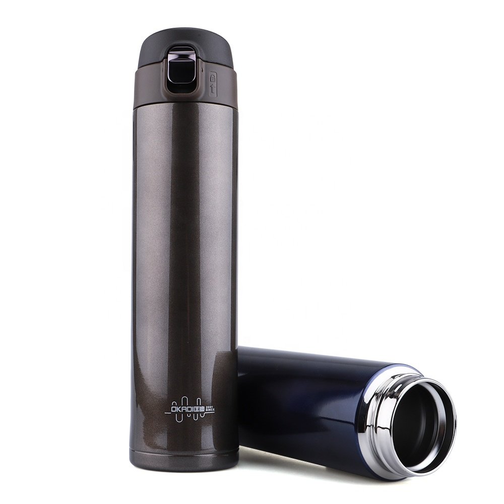 Factory Direct Sale Stainless Steel Flasks for Men, Personalized Engraved Travel Thermos Drinking Flask Water Bottle