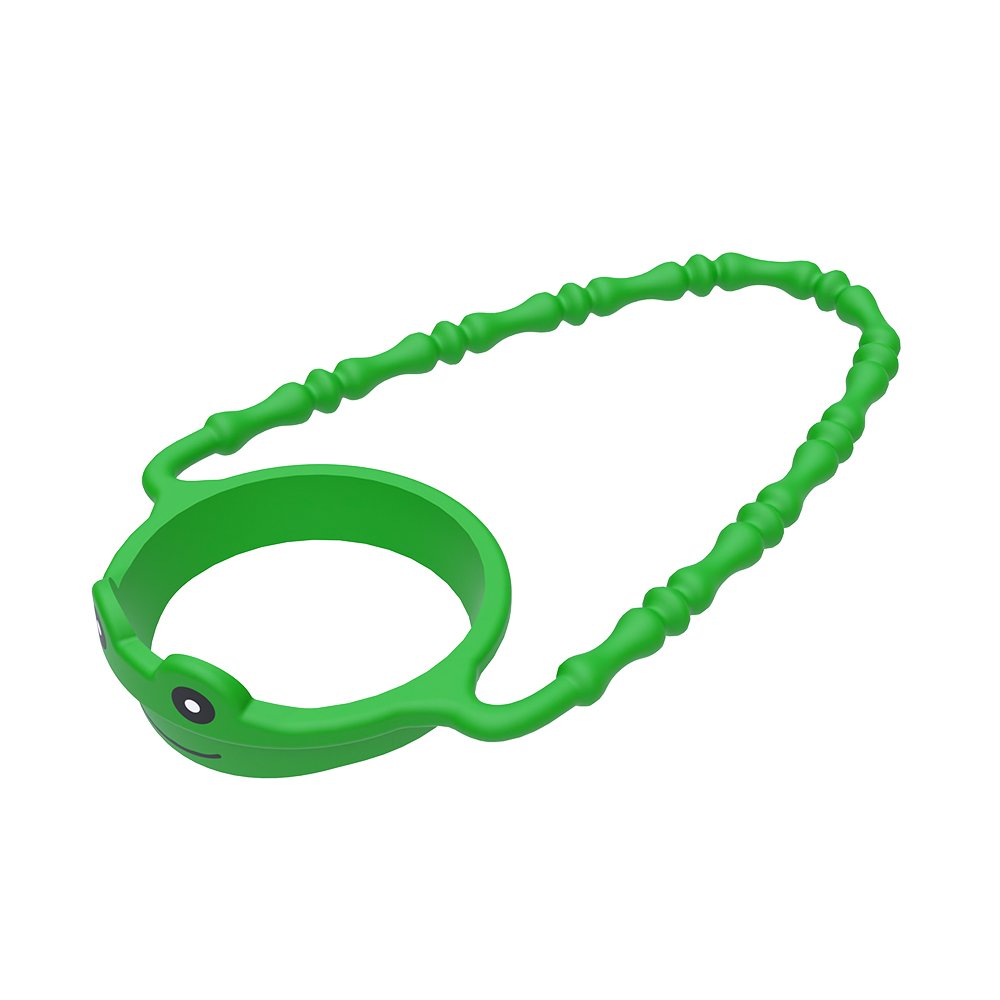 New creative silicone water bottle lanyard novelty cartoon drinking cup portable strap carry handle