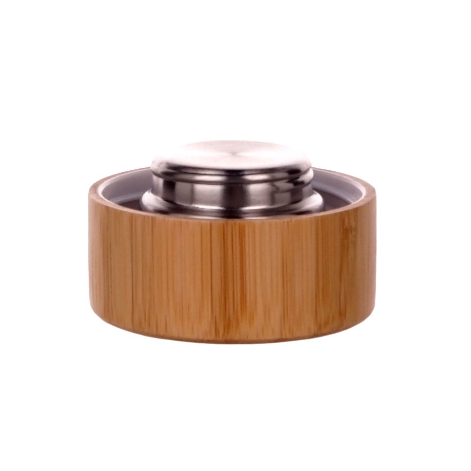 Bamboo Fiber Lid 600ml Borosilicate Drink Bottles Single Wall Glass Water Bottle with Filter
