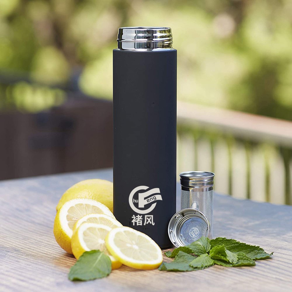 CHUFENG Custom logo 500ml stainless steel double wall portable vacuum insulated drink water bottle Class thermos flask