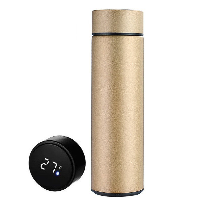 Intelligent 500ml Stainless Steel Vacuum Flask Smart Sports Design LED Performance-Hot Water Bottle Smart Temperature Display