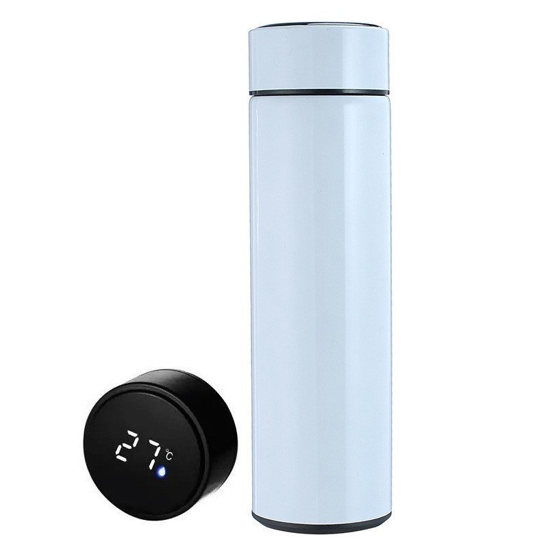 Intelligent 500ml Stainless Steel Vacuum Flask Smart Sports Design LED Performance-Hot Water Bottle Smart Temperature Display