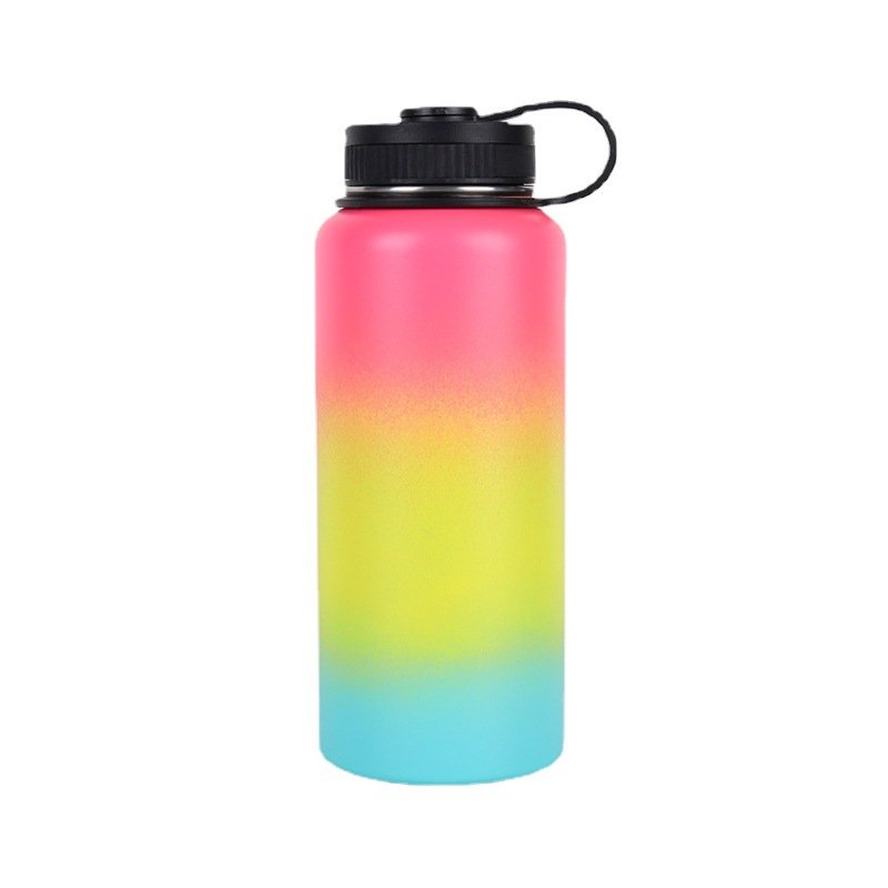 GZYSL Big Capacity Double Wall Stainless Steel Water Bottle Gradient Ramp Vacuum Flasks Insulated Vacuum Thermos Bottle