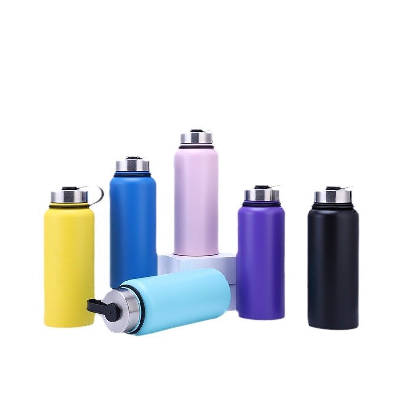 GZYSL Big Capacity Double Wall Stainless Steel Water Bottle Gradient Ramp Vacuum Flasks Insulated Vacuum Thermos Bottle