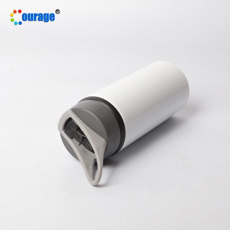 Courage 600ml sublimation blanks kids sipper water bottle aluminum