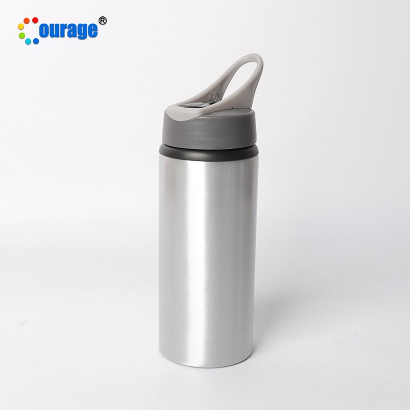 Courage 600ml sublimation blanks kids sipper water bottle aluminum