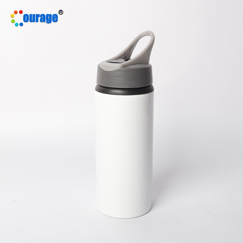 Courage 600ml sublimation blanks kids sipper water bottle aluminum