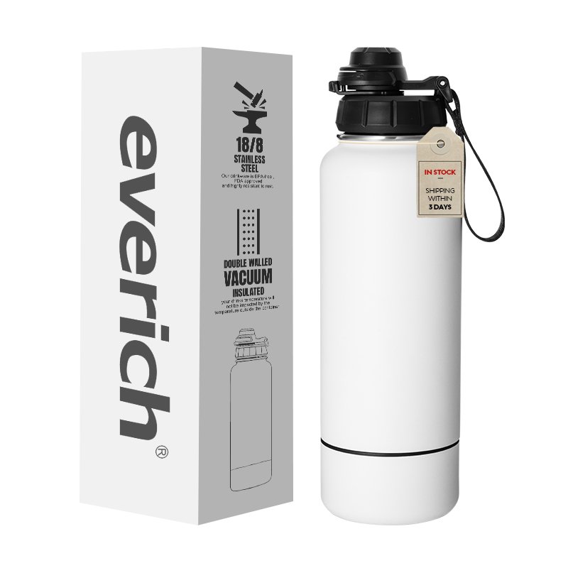 Spot Delivery 32oz Insulated Drink Bottles Stainless Steel Water Bottle with detached bowl For Outdoor Activities