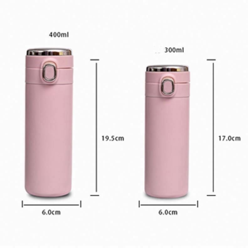 custom wholesale 400ml thermos water bottle cup insulated termo stainless steel tea coffee vacuum flask thermoses with filter