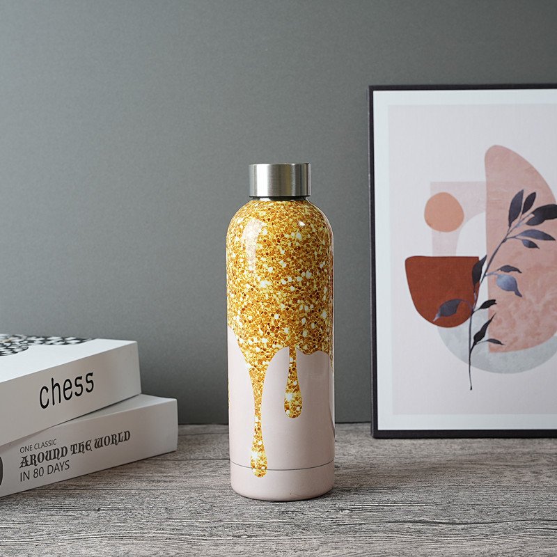 Factory Wholesale Colorful Reusable Stainless Steel 304 Beer Mug Sport Water Bottle Thermos Flask
