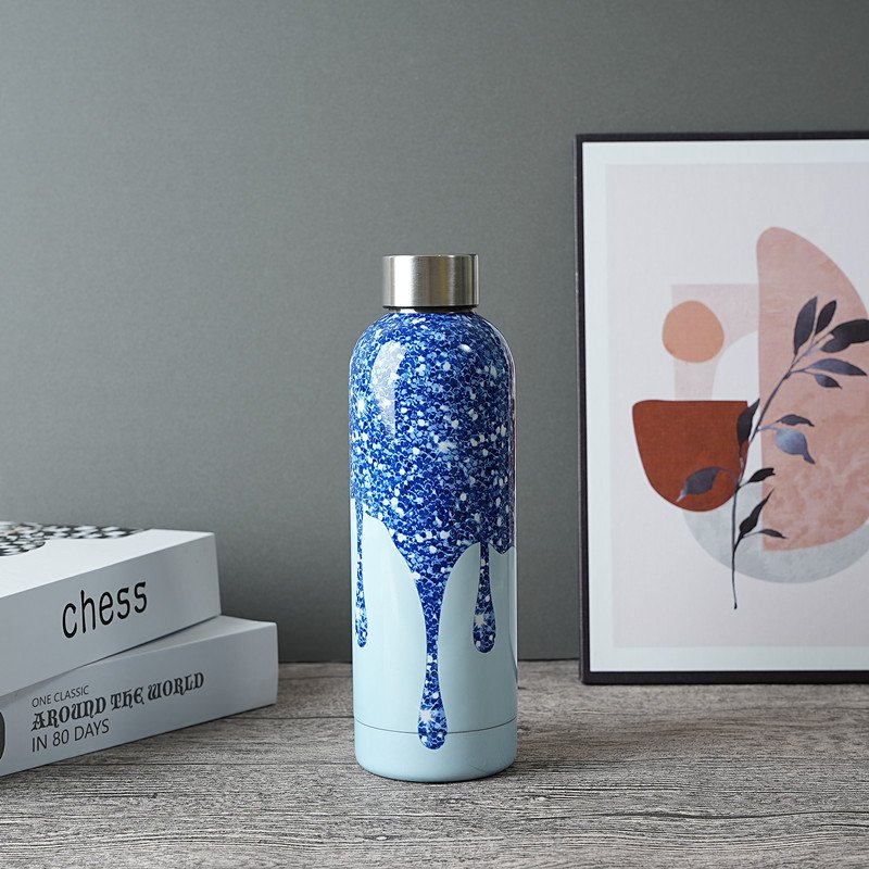Factory Wholesale Colorful Reusable Stainless Steel 304 Beer Mug Sport Water Bottle Thermos Flask