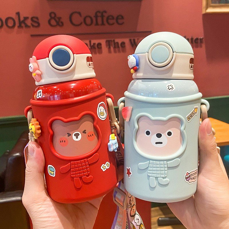 Hot Sell Green natural bamboo insulated coffee cup travel tumbler mug tea vacuum flask thermos water bottle fibre fiber with lid