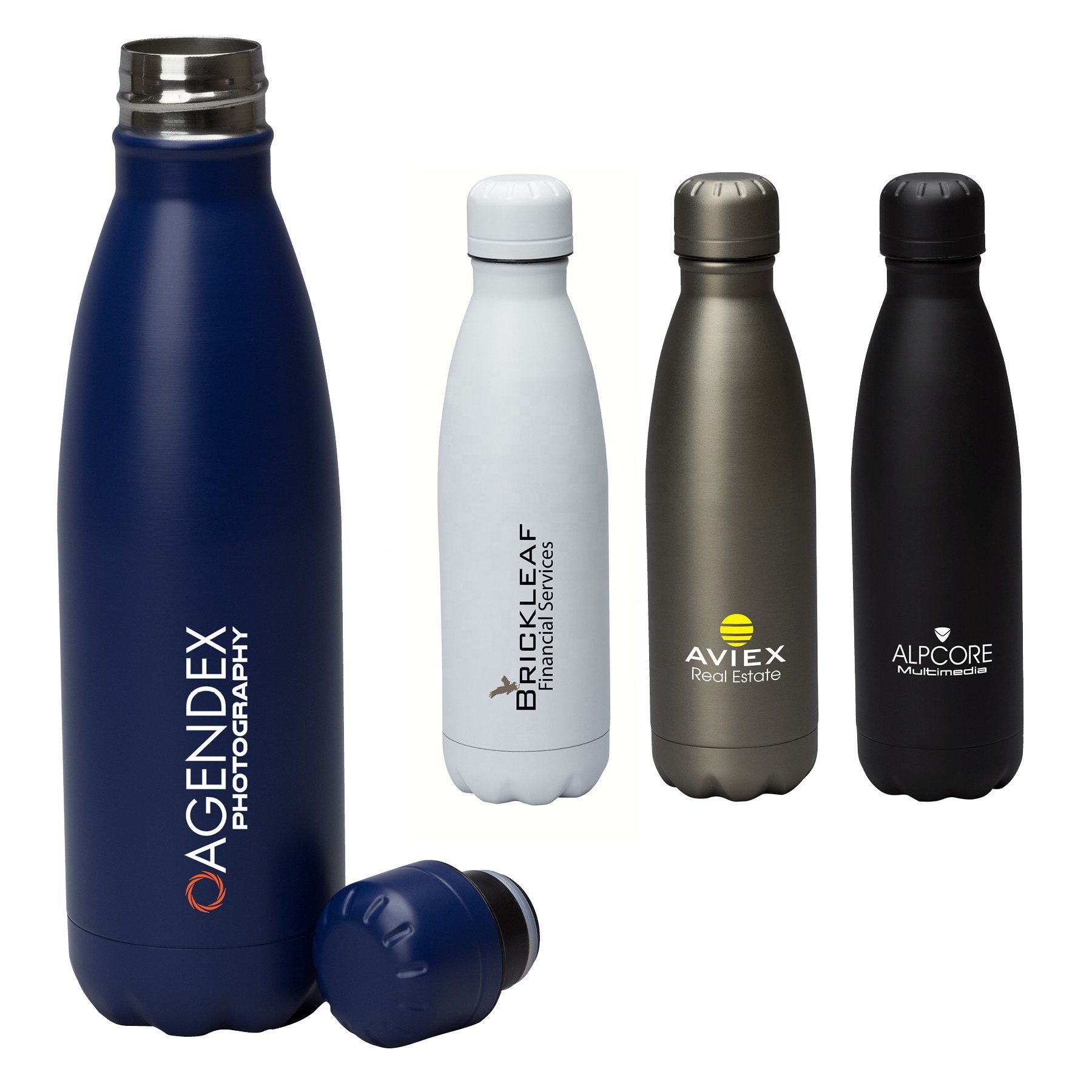 17oz Vacuum Flasks Cola Shape Fitness Thermo Sports Bottle Stainless Steel Water Bottle With Custom Logo