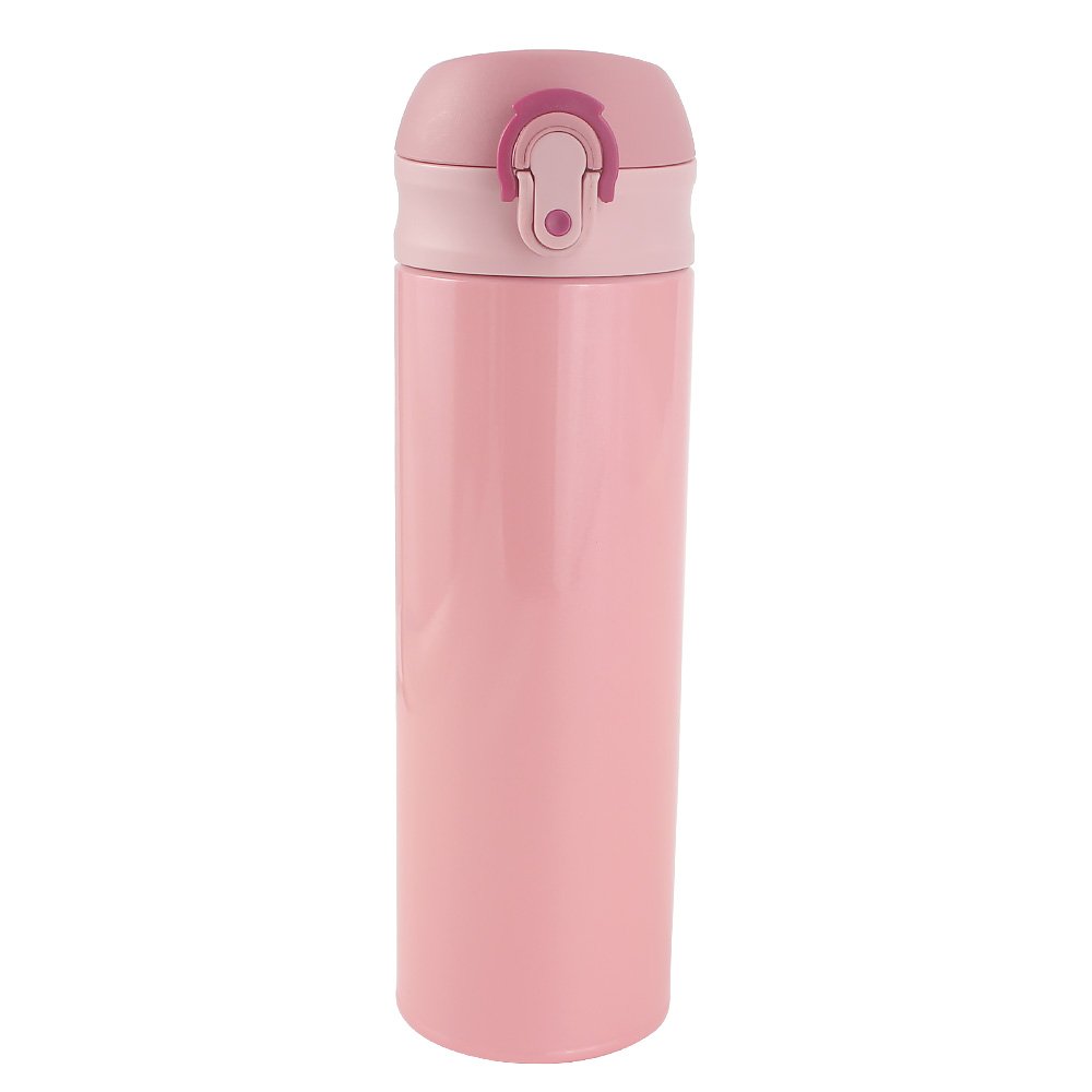 Wholesale 500ML Double Wall Vacuum Insulated Stainless Steel One-touch Water Bottle Custom Color and Logo Water Bottle