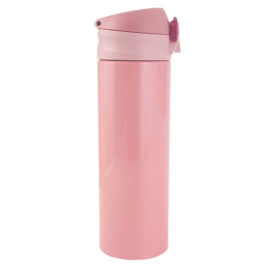 Wholesale 500ML Double Wall Vacuum Insulated Stainless Steel One-touch Water Bottle Custom Color and Logo Water Bottle